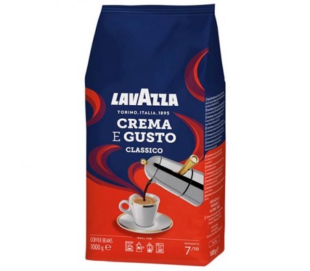 Кава в зернах Lavazza Crema E Gusto Classico 1 кг/4 - Купити в інтернет магазині DF.ZP.UA