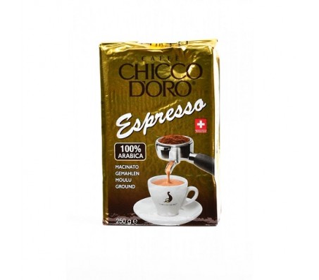 Кава мелена Chicco Doro Espresso 100% Арабіка 250 г/20 - Купить в интернет магазине DF.ZP.UA