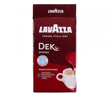 Кава мелена Lavazza Dek Intenso без кофеїну 250 г/20