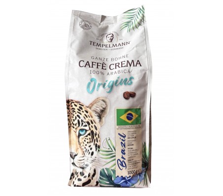 Кава в зернах Tempelmann Origins Brasil Crema 1 кг/8