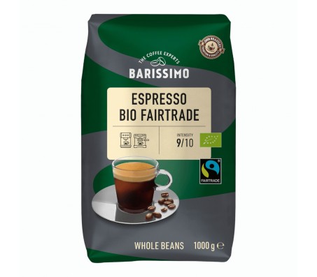 Кава в зернах Barissimo Espresso Bio Fairtrade 1 кг/8