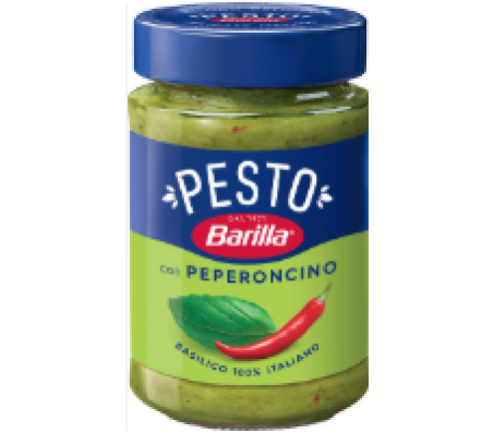 Соус Barilla Pesto Peperoncino з перцем чилі 195 г/12