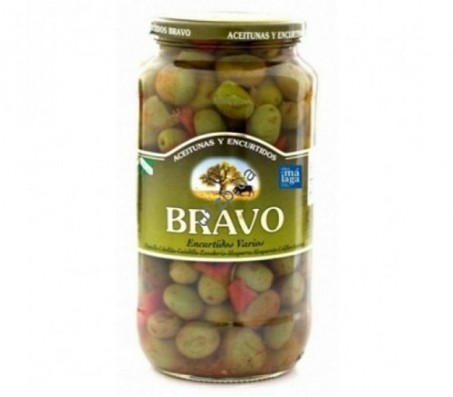 Оливки зелені з кісточкою BRAVO Пальчики оближеш 900 г/6 - Купить в интернет магазине DF.ZP.UA