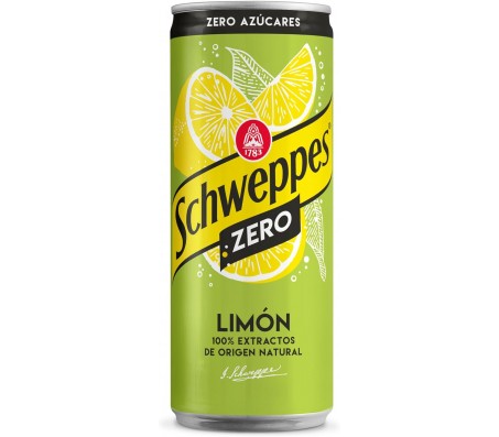 Напій газований Schweppes Лимон Zero, без цукру 330 мл/24