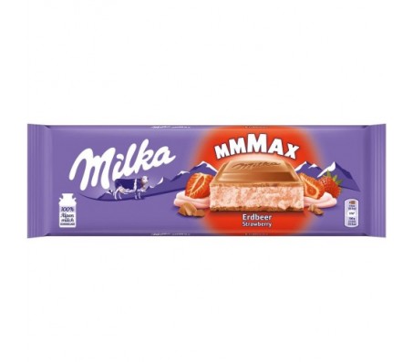 Шоколад Milka молочний Strawberry 300 г/13