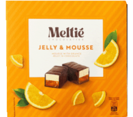 Цукерки Meltie Пташине молоко Апельсин 400 г/12