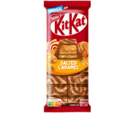 Шоколад KitKat молочний Salted Caramel Солена карамель 99 г/15