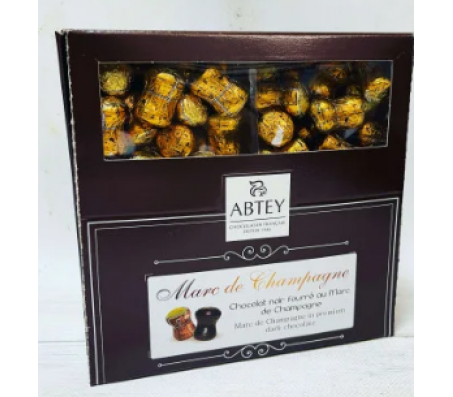 Цукерки Abtey шоколадні Корок з шампанським лікером 84шт 960 г/4