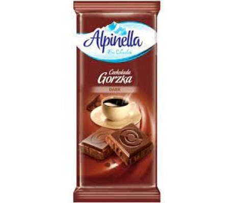 Шоколад Alpinella чорний 100 г - Купити в інтернет магазині DF.ZP.UA