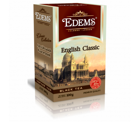 Чай чорний листовий Edems Англійський класичний 100 г - Купить в интернет магазине DF.ZP.UA