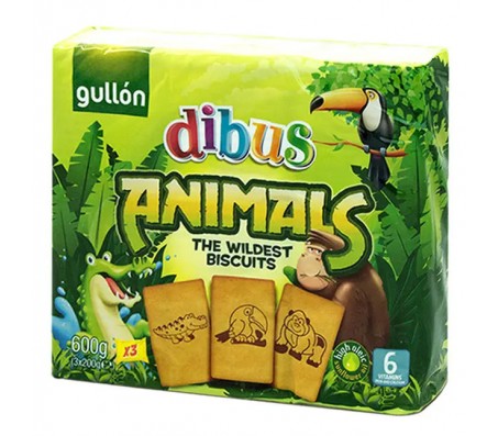 Печиво Gullon Dibus Animals 600 г/14 - Купити в інтернет магазині DF.ZP.UA