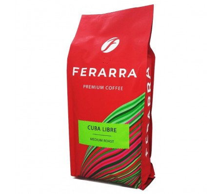 Кава в зернах Ferarra Cuba Libre з ароматом кубинського рому 1 кг