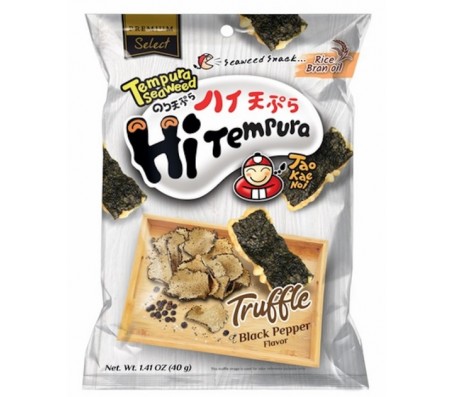 Чіпси хрусткі з норі Tao Kae Noi Tempura з Трюфелем і Чорним перцем 40 г