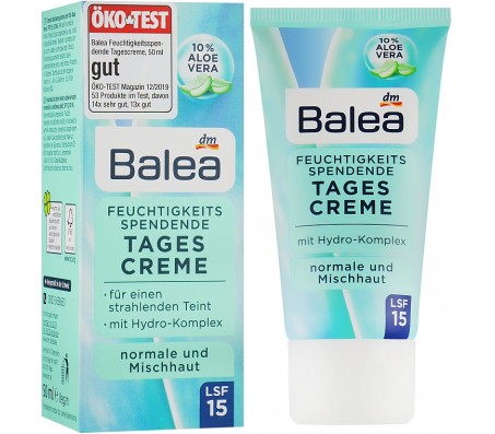 Крем для обличчя Balea Aloe Vera денний 50 мл