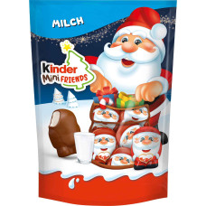 Цукерки шоколадні Kinder Mini Friends Milch Новорічні 122 г/26