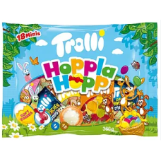 Цукерки жувальні Trolli Hoppla Hopp - 360 г/10