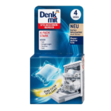 Таблетки для чищення посудомийної машини Denkmit 4 шт  80 г