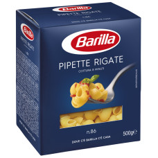 Макарони Barilla №86 Pipette Rigate (піпетка) 500 г/24