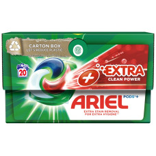 Капсули для прання Ariel Екстрасила очищення 19 шт