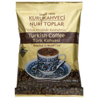 Кава мелена Kurukahveci Nuri Toplar смажена на дровах 100 г/25