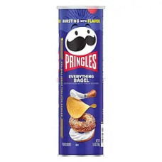 Чіпси Pringles Everything Bagel з ароматом бейглу та вершкового сиру 158 г