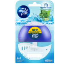 Блок для унітазу підвісний Ambi pur Fresh Water&Mint 55 мл/6