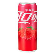 Напій газований Coca Cola Strawberry Полуниця 330 мл/24
