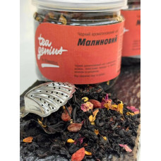 Чай чорний Genius Малиновий в банці 80 г