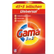 Порошок для прання Gama Original універсал 3 кг 50 прань