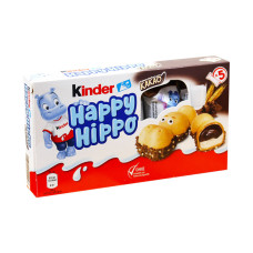 Батончик Kinder Happy Hippo шоколадний 103,5 г/10