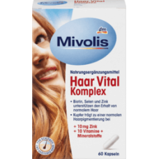Біологічно активна добавка Mivolis Haar Vital Komplex 60 шт