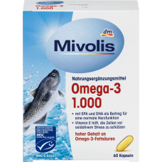Біологічно активна добавка Mivolis Omega 3 1000 мг 60 шт