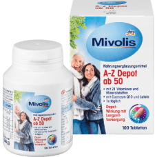 Біологічно активна добавка Mivolis A-Z від 50 років 100 шт