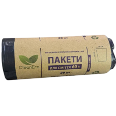 Пакети для сміття CleanEra 60 л 20 шт
