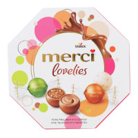 Цукерки шоколадні Merci Lovelies Classic 185 г/7