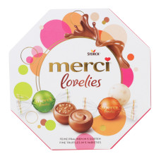 Цукерки шоколадні Merci Lovelies Classic 185 г/7