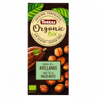 Шоколад Torras Organic чорний з фундуком 100 г