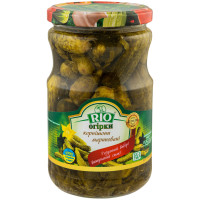 Огірки Rio корнішони мариновані 550 г