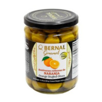 Оливки Bernal Gourmet фаршировані пастою з апельсина 436 г/12
