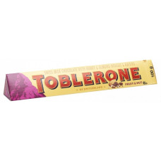 Шоколад Toblerone молочний з родзинками і медово-мигдальної нугой 100 г/20