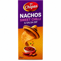 Чіпси кукурудзяні Mr.Chipas Sweet Chilli начос з сальсою 70 г