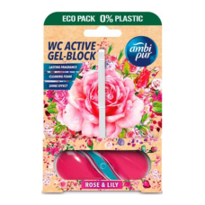 Блок для унітазу підвісний Ambipure Троянда-Лілія 45 г/8