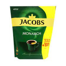 Кава розчинна Jacobs Монарх економ пакет 300+100 г