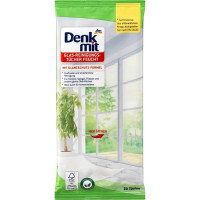 Серветки вологі Denkmit для очищення скла 20 шт