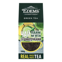 Чай зелений Edems Лайм-м'ята крупнолистовий 100 г