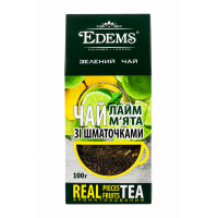 Чай зелений Edems Лайм-м'ята крупнолистовий 100 г