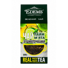 Чай зелений Edems Лайм-м'ята крупнолистовий 100 г