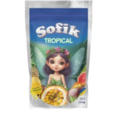 Напиток соковый безалкогольный негазированный Sofik Tropical со вкусом маракуи 200 мл
