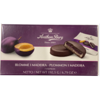 Цукерки шоколадні Anthon Berg Blomme i Madeira Слива та Мадейра 192.5 г/12