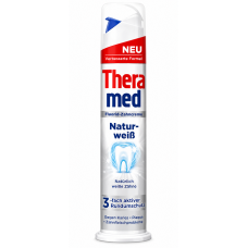 Зубна паста Theramed Nature-weib сіра помпа 100 мл